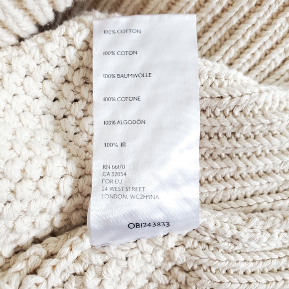 NWT Anthropologie Marci Dip-Dyed Fisherman Cable Knit Grandmacore Sweater XS - Picture 11 of 12